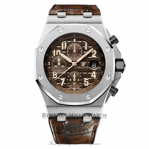 Audemars Piguet Royal Oak Offshore Brown Dial Chronograph 26470ST.OO.A820CR.01 ZNVNT1 - Beverly Hills Watch