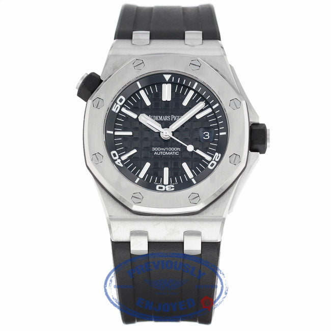 Audemars Piguet Royal Oak Offshore 42mm Diver Black Dial Stainless Steel 15703ST.OO.A002CA.01 1UH5WC - Beverly Hills Watch Company