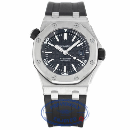 Audemars Piguet Royal Oak Offshore 42mm Diver Black Dial Stainless Steel 15703ST.OO.A002CA.01 1UH5WC - Beverly Hills Watch Company