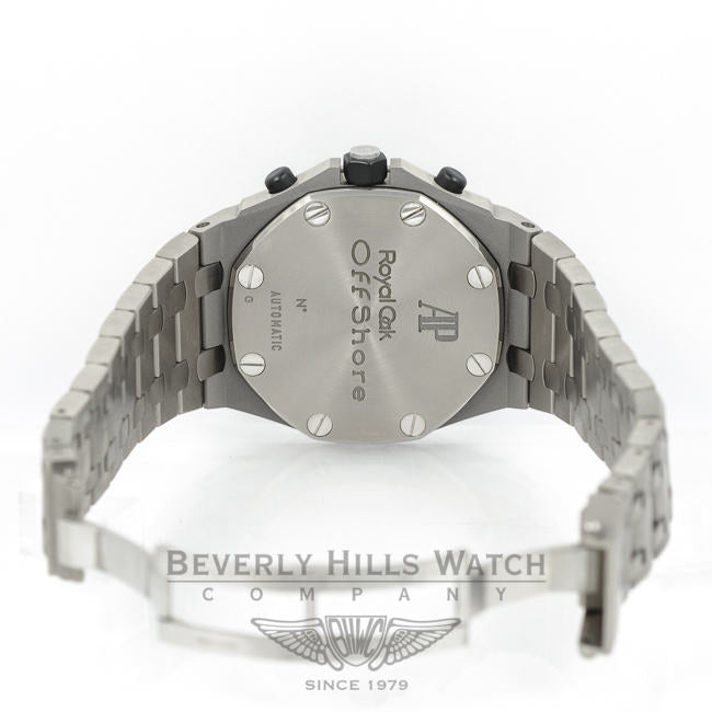 Audemars Piguet Offshore Chronograph 44mm Gray/Black Dial Themes Titanium Case/Bracelet Watch 26170TI.OO.1000TI.011 Beverly Hills Watch Company Watches