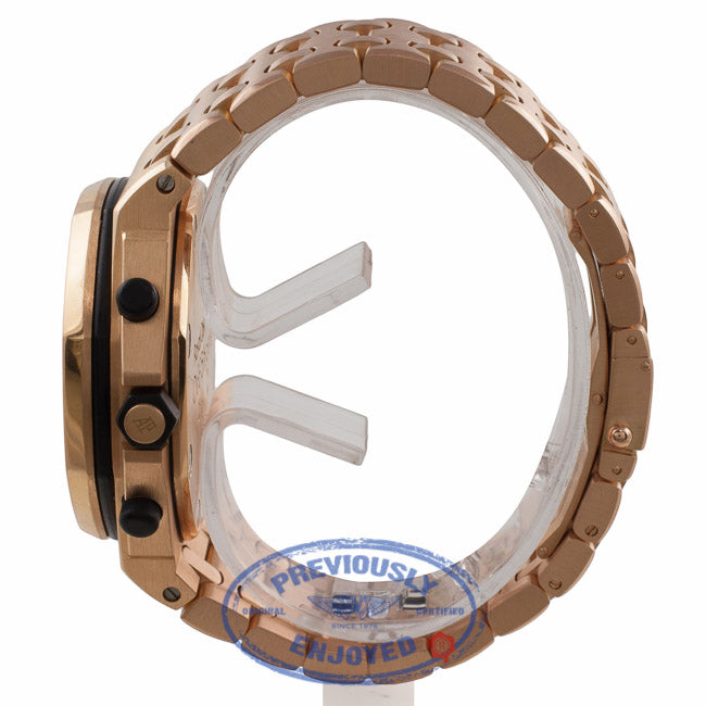 Audemars Piguet Royal Oak Offshore 18K Rose Gold Silver Dial 26170OR.OO.1000OR.01 XQJLEP - Beverly Hills Watch Company Watch Store