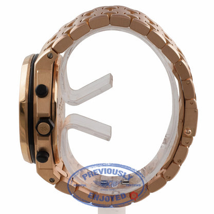 Audemars Piguet Royal Oak Offshore 18K Rose Gold Silver Dial 26170OR.OO.1000OR.01 XQJLEP - Beverly Hills Watch Company Watch Store