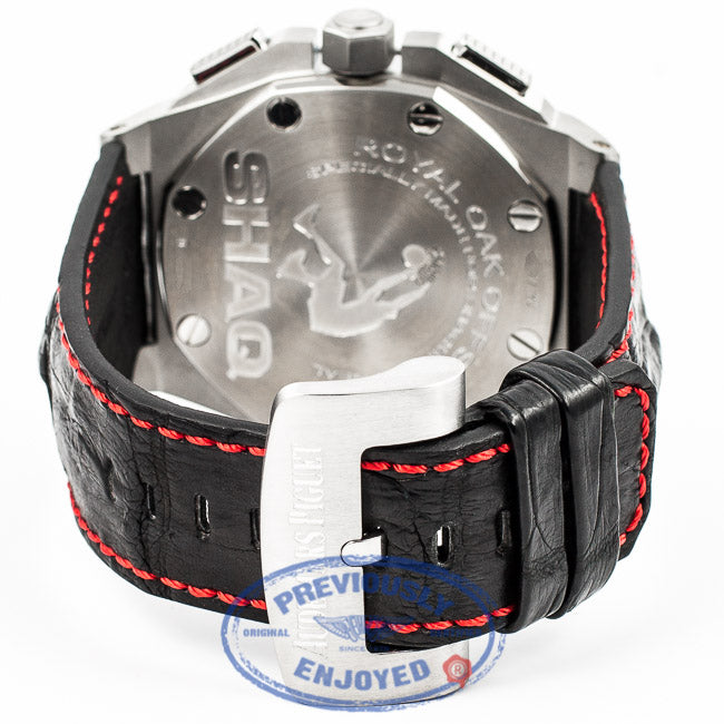 Audemars Piguet Royal Oak Offshore 'Shaq' Limited Edition Stainless Steel 48mm Chronograph Black Dial Automatic Watch 26132ST.OO.A101CR.01 Beverly Hills Watch Company Watch Store