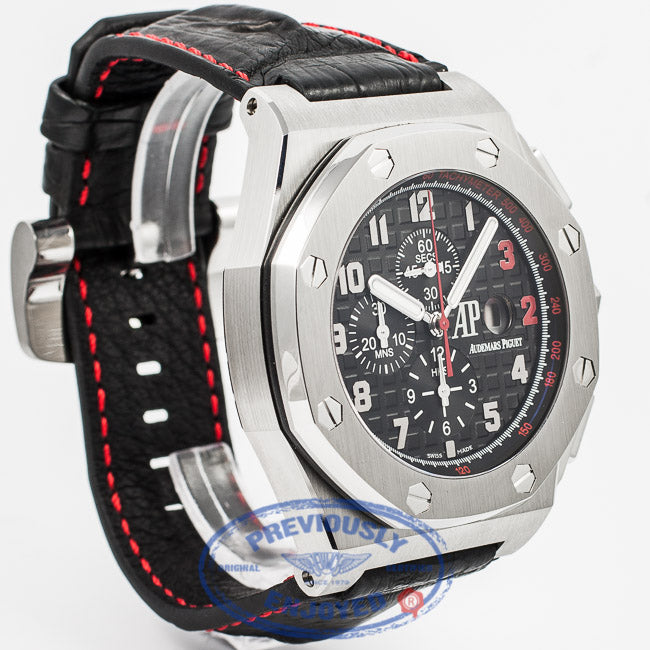 Audemars Piguet Royal Oak Offshore 'Shaq' Limited Edition Stainless Steel 48mm Chronograph Black Dial Automatic Watch 26132ST.OO.A101CR.01 Beverly Hills Watch Company Watch Store