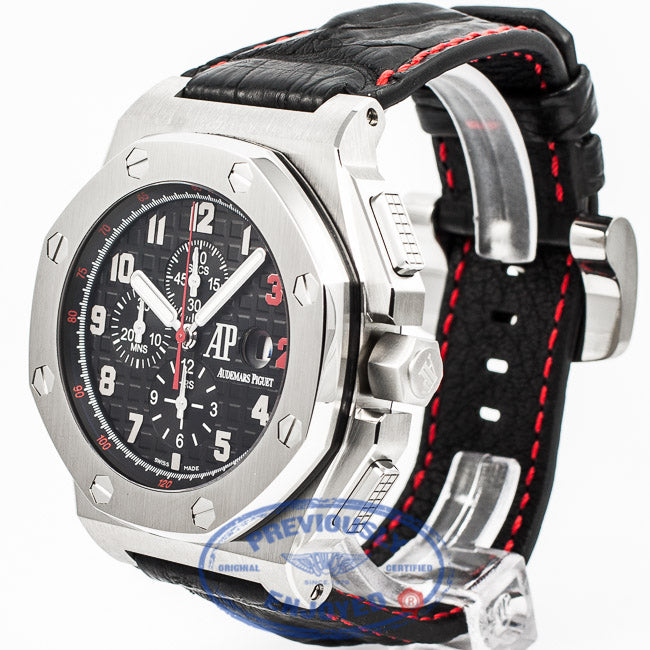 Audemars Piguet Royal Oak Offshore 'Shaq' Limited Edition Stainless Steel 48mm Chronograph Black Dial Automatic Watch 26132ST.OO.A101CR.01 Beverly Hills Watch Company Watch Store