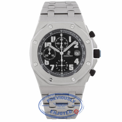 Audemars Piguet Royal Oak Chronograph 44MM Stainless Steel Black Dial Bracelet 25721ST.OO.1000ST.08 UXMVYQ - Beverly Hills Watch Company