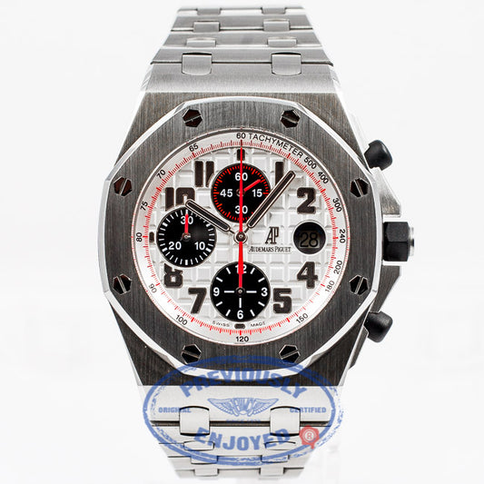 Audemars Piguet Offshore Chronograph 44mm Stainless Steel Case/Bracelet Panda Dial Watch 26170ST.OO.1000ST.01 Beverly Hills Watch Company Watches