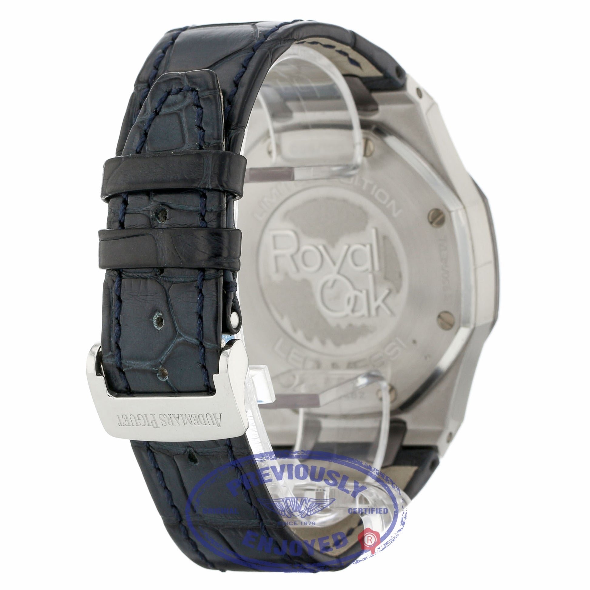 Audemars Piguet Royal Oak Chronograph Leo Messi Platinum Chronograph 26325PL.OO.D310CR.01 JJM48M - Beverly Hills Watch