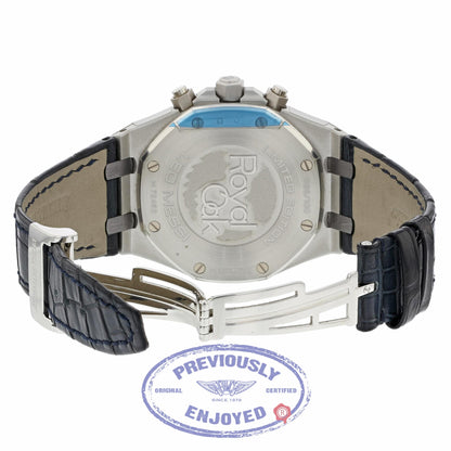 Audemars Piguet Royal Oak Chronograph Leo Messi Platinum Chronograph 26325PL.OO.D310CR.01 JJM48M - Beverly Hills Watch