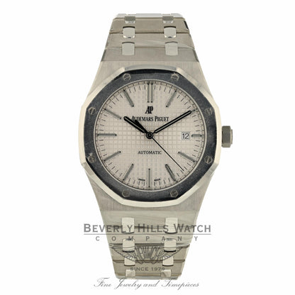 Audemars Piguet Royal Oak 41mm QEII Cup Platinum and Stainless Steel 15403IP.OO.1220IP.01 CX2NPQ