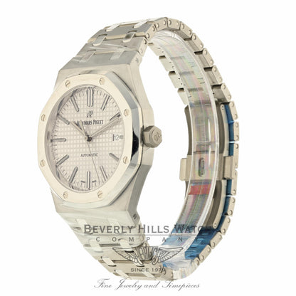 Audemars Piguet Royal Oak 41mm QEII Cup Platinum and Stainless Steel 15403IP.OO.1220IP.01 CX2NPQ