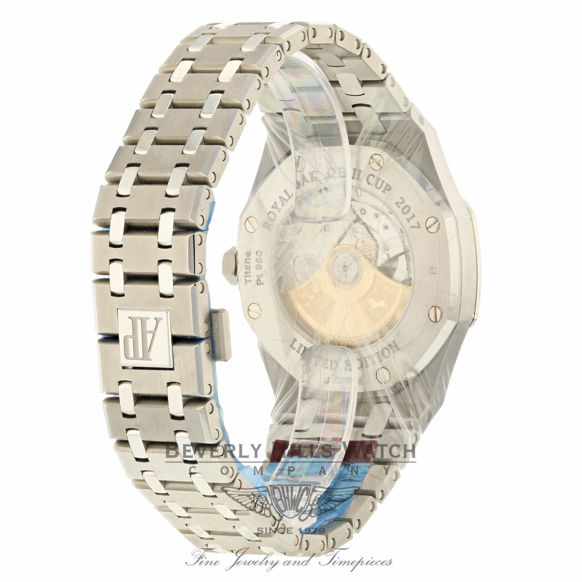 Audemars Piguet Royal Oak 41mm QEII Cup Platinum and Stainless Steel 15403IP.OO.1220IP.01 CX2NPQ