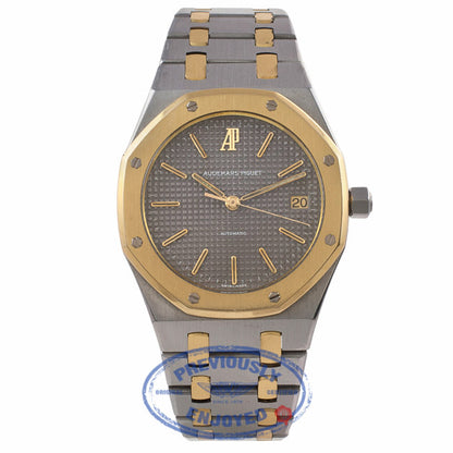 Audemars Piguet Royal Oak 36MM Grey Dial Stainless Steel 18k Yellow Gold 4100SA.0.0477SA.01 39W00N - Beverly Hills Watch Company Watch Store