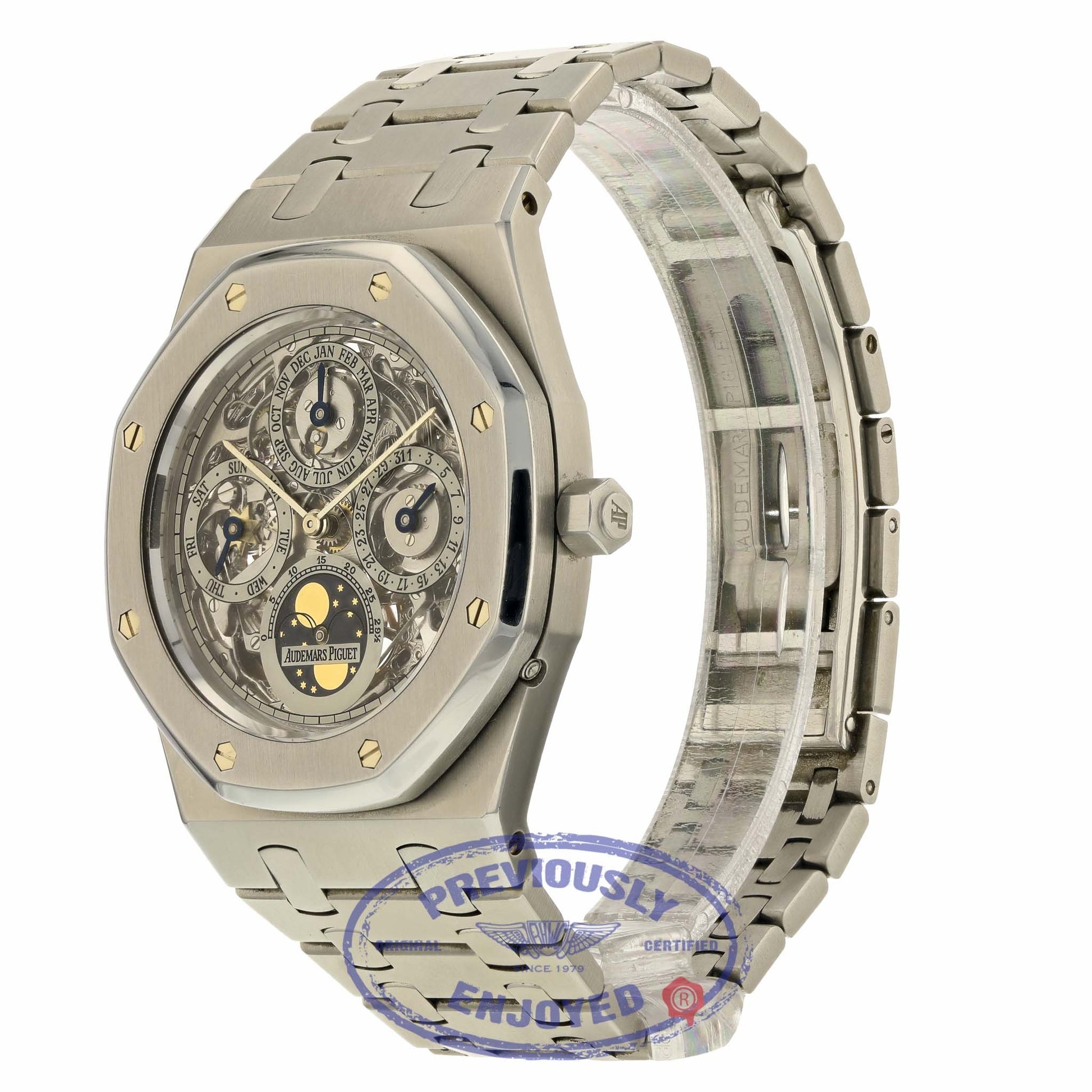 Audemars Piguet Royal Oak 39mm Skeleton Perpetual Calendar 25829ST.OO.0944ST.01 V7WK6V - Beverly Hills Watch Company