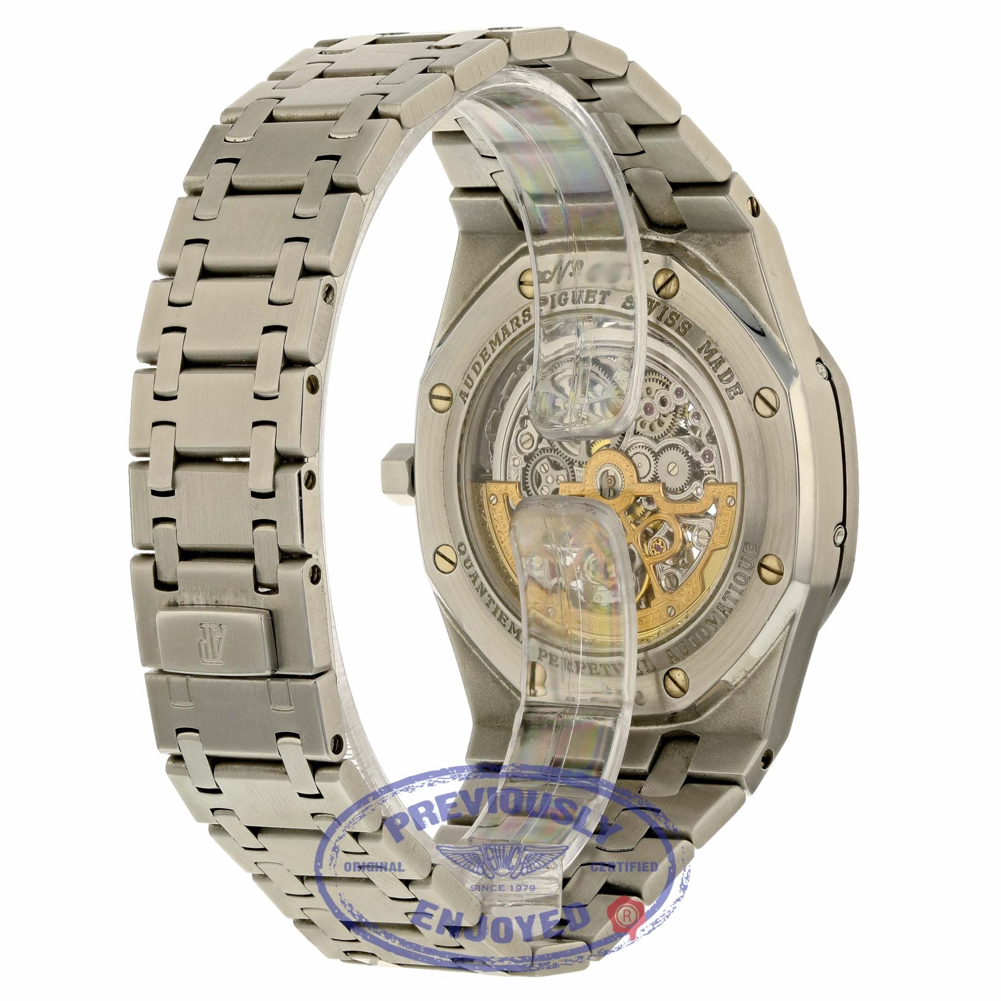 Audemars Piguet Royal Oak 39mm Skeleton Perpetual Calendar 25636ST