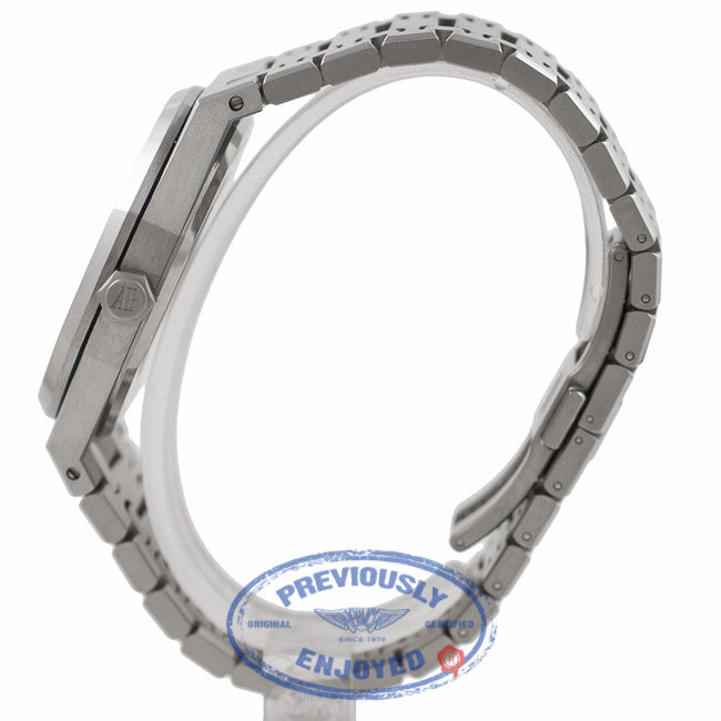 Audemars Piguet Royal Oak Stainless Steel Silver Textured Dial 15400ST.OO.1220ST.02 EIIEUC - Beverly Hills Watch Company Watch Store