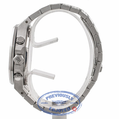 Audemars Piguet Royal Oak Tourbillon Chronograph Hand-Wind Black Dial Stainless Steel Bracelet 25977ST.OO.D002CR.01 8MYMZ9 - Beverly Hills Watch Company Watch Store