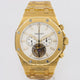 Audemars Piguet Royal Oak Tourbillon Chronograph 44mm Yellow Gold Bracelet Manual Wind Watch 25977BA.OO.1205BA.02 Beverly Hills Watch Company Watch Store