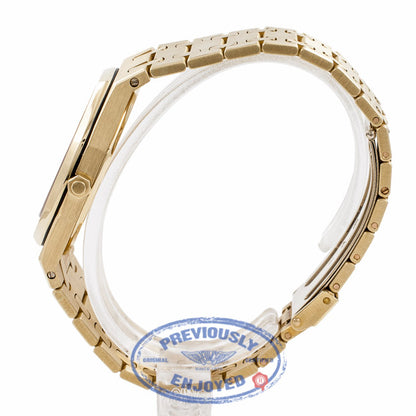 Audemars Piguet Royal Oak Yellow Gold White Dial 36MM APRO36MMYGQTZ ITC4PF - Beverly Hills Watch Company Watch Store