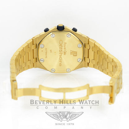 Audemars Piguet Royal Oak Offshore Chronograph 44mm White Dial 18K YellowGold Watch 25721BA.OO.1000BA.03 Beverly Hills Watch Company Watches