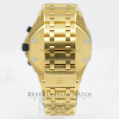 Audemars Piguet Royal Oak Offshore Chronograph 44mm White Dial 18K YellowGold Watch 25721BA.OO.1000BA.03 Beverly Hills Watch Company Watches