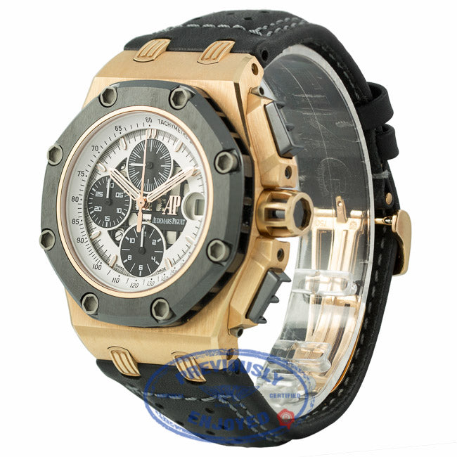 Audemars Piguet Rubens Barrichello II Rose Gold 26078RO.OO.D002CR.01 Q8RDKZ - Beverly Hills Watch Company