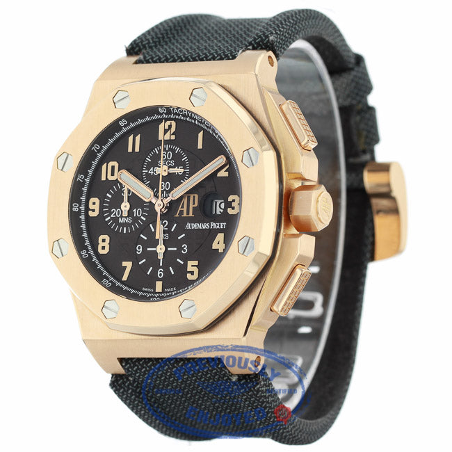 Audemars Piguet Royal Oak Offshore Gold Rose Chronograph Arnold All-Star 26158OR.OO.A801CR.01 - Beverly Hills Watch Company