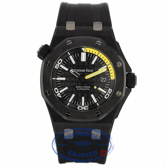 Audemars Piguet Royal Oak Offshore Carbon Diver 15706AU.00.A002CA.01 LW3PU5 - Beverly Hills Watch Company