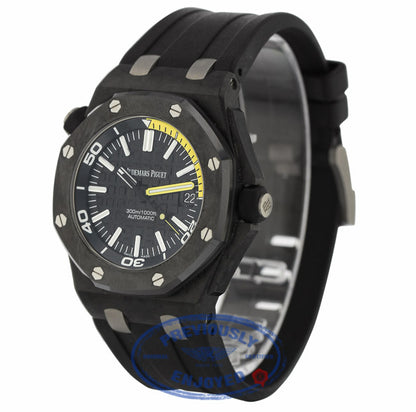 Audemars Piguet Royal Oak Offshore Carbon Diver 15706AU.00.A002CA.01 LW3PU5 - Beverly Hills Watch Company