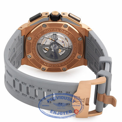 Audemars Piguet Royal Oak Offshore Lebron James 18K Rose Gold Grey Dial Limited Edition 26210OI.OO.A109CR.01 Q2X50F
