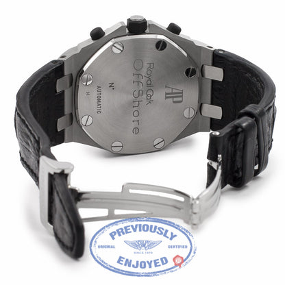 Audemars Piguet Offshore Stainless Steel Black Dial Themes 26170ST.OO.D101CR.03 JJULQJ - Beverly Hills Watch Company Watch Store