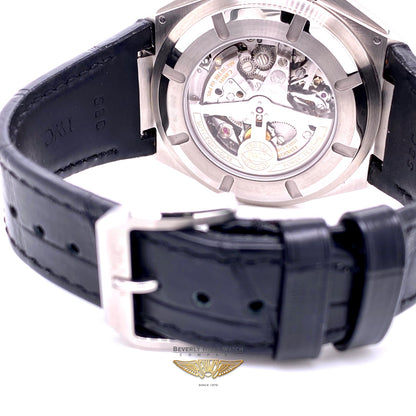 IWC Big Ingenieur Chronograph 45MM Automatic Stainless Steel Silver Dial Black Strap IW378405 AZE1Q9 - Beverly Hills Watch Company Watch Store