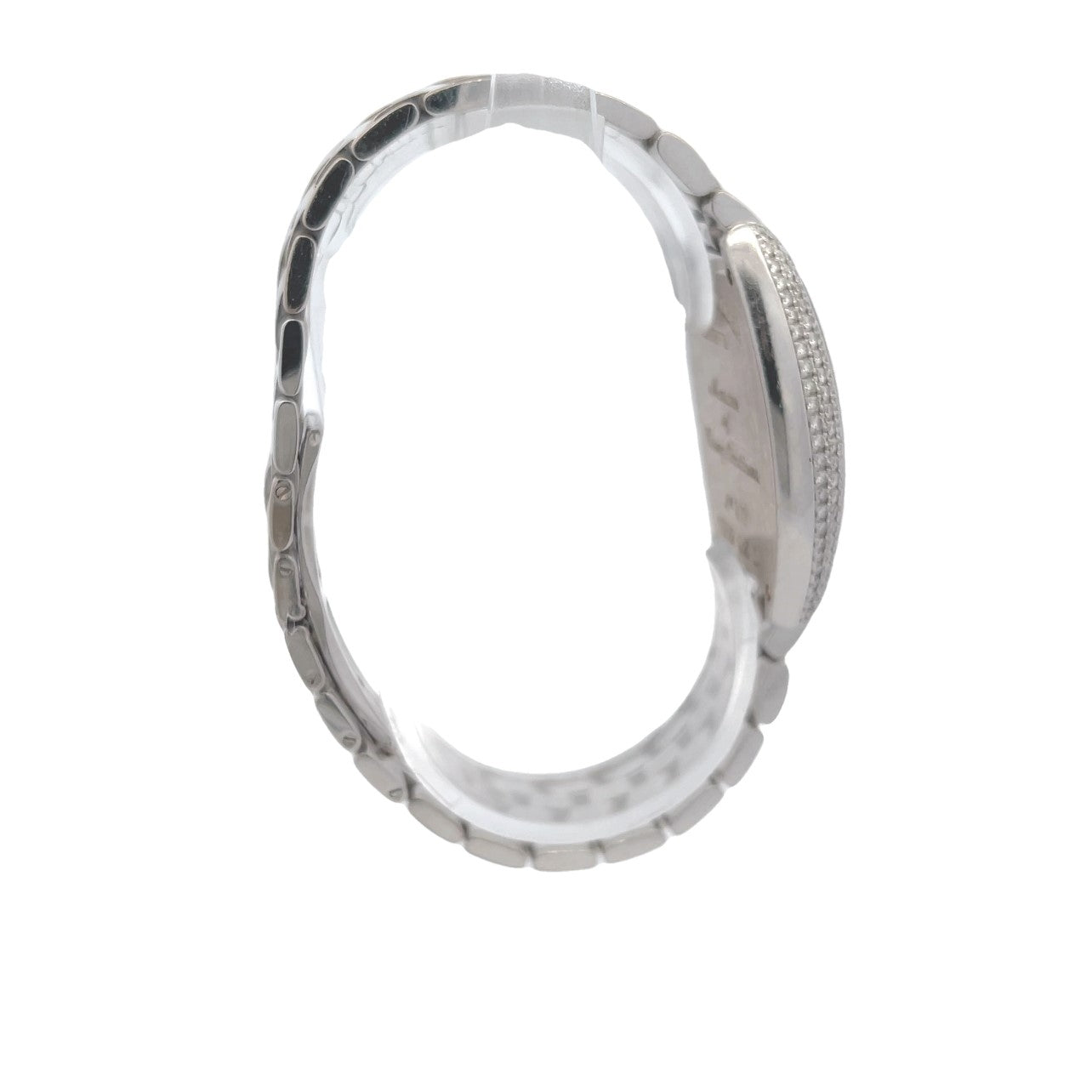 Franck Muller Curvex Medium White Gold Diamond Case 7502 QZD - Beverly Hills Watch Company