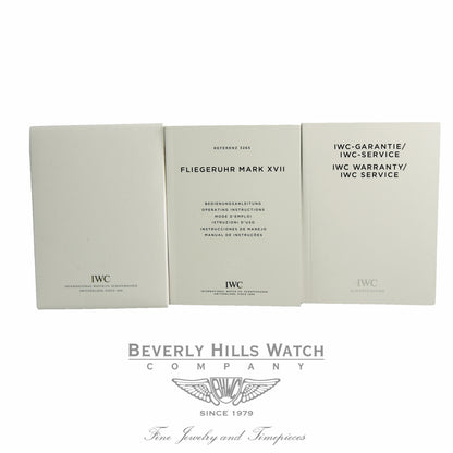IWC Pilots Mark XVII 41MM Stainless Steel IW326504 BBHUXD - Beverly Hills Watch Company Watch Store