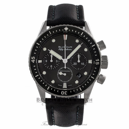 Blancpain Bathyscaphe Chronograph 43MM Automatic Stainless Steel Grey Dial 5200 1110 B52A MNZUHR - Beverly Hills Watch Company Watch Store