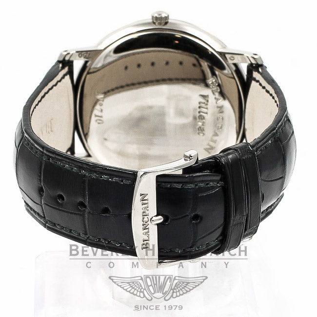 Blancpain Villeret Ultra Thin White Gold Watch 4053-1542-55B Beverly Hills Watch Company
