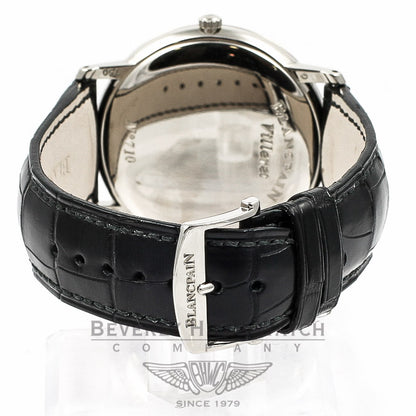 Blancpain Villeret Ultra Thin White Gold Watch 4053-1542-55B Beverly Hills Watch Company
