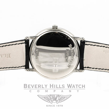 Blancpain Villeret Ultra Thin White Gold Watch 4053-1542-55B Beverly Hills Watch Company