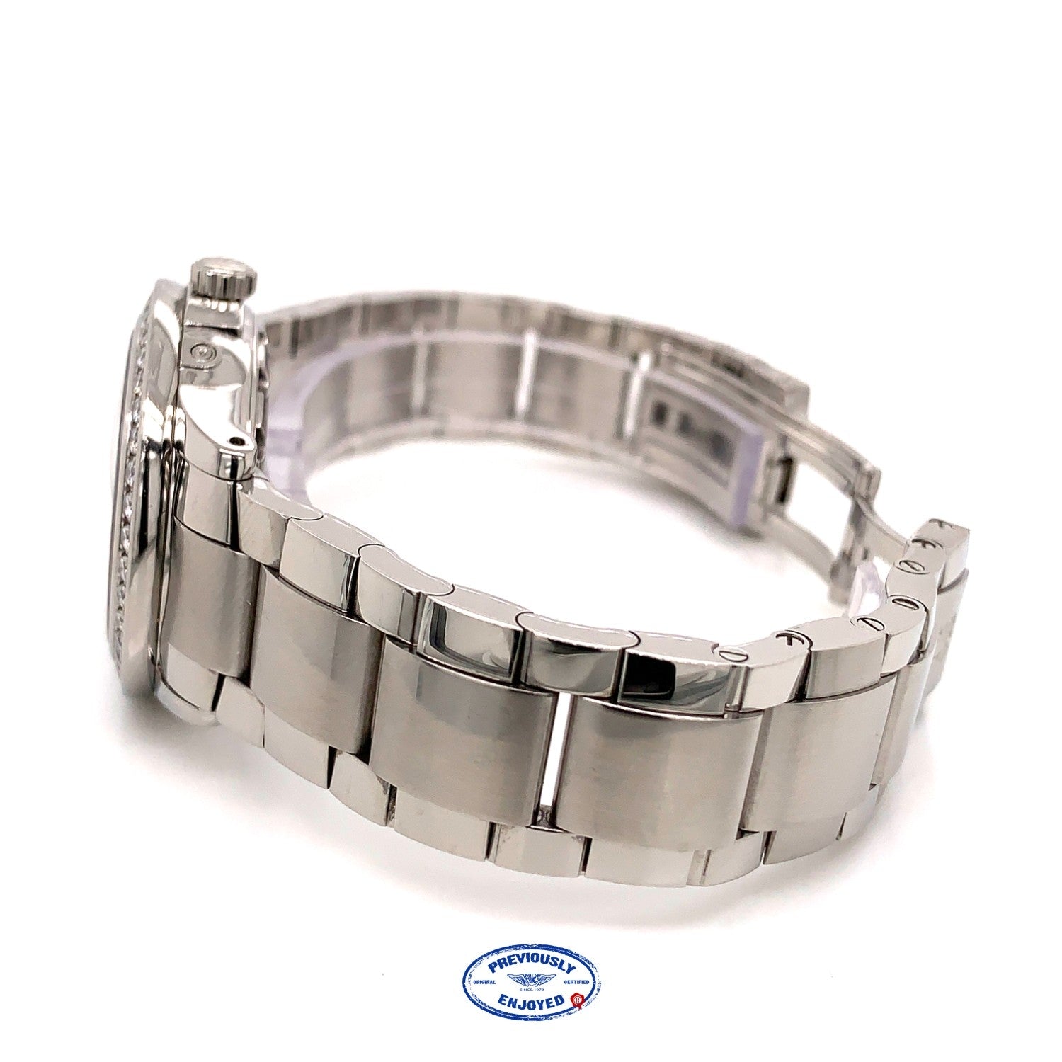 Blancpain Leman 34mm Ladies Moonphase Complete Calendar Diamond Watch 2360-4691a-71 UM5CWD - Beverly Hills Watch Company