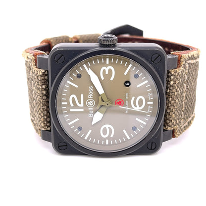 Bell & Ross BR03-92 Military Type "GI Joe" Edition BR0392-MIL-CE - Beverly Hills Watch Company