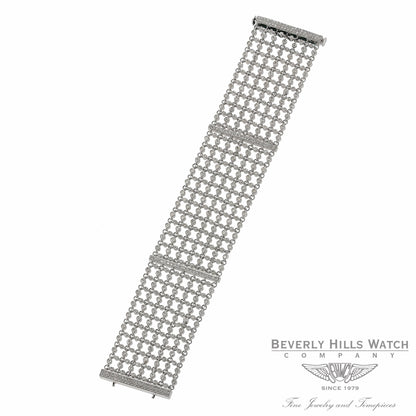 18K White Gold Diamond Mesh Bracelet 35700 GVLNKP - Beverly Hills Watch