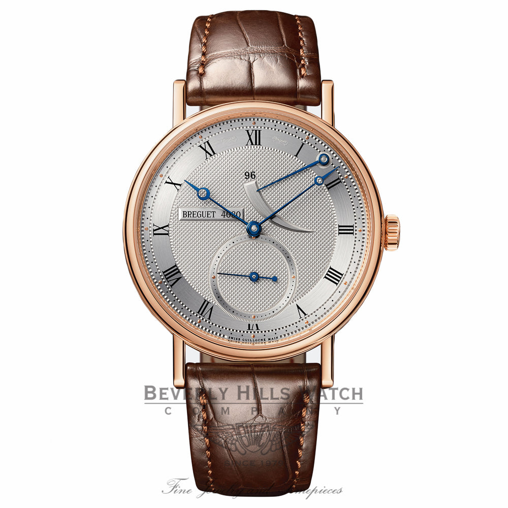 Breguet Classique 38mm Rose Gold Power Reserve 5277BR/12/9V6 X1AVMJ - Beverly Hills Watch Company