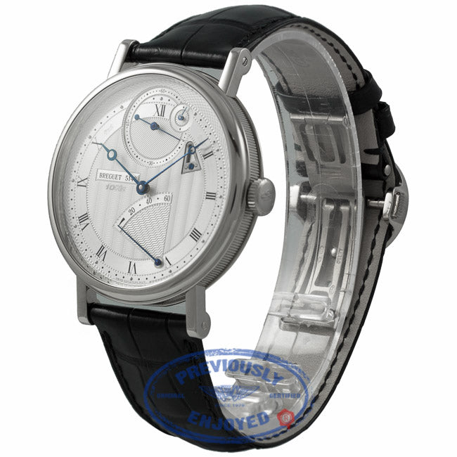 Breguet Classique 18k White Gold 41mm Black Alligator 7727BB/12/9WU TN56H4 - Beverly Hills Watch Company