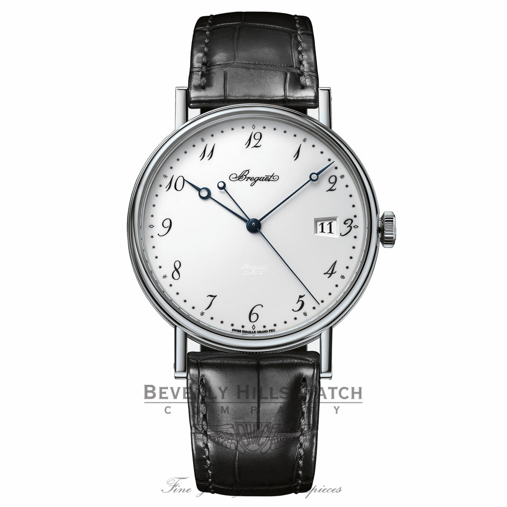 Breguet Classique White Dial 18 Carat White Gold Automatic 5177BB/29/9V6 DP2P14 - Beverly Hills Watch
