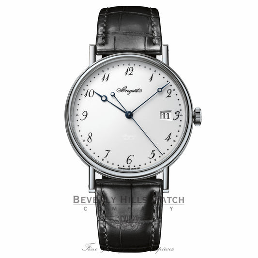 Breguet Classique White Dial 18 Carat White Gold Automatic 5177BB/29/9V6 DP2P14 - Beverly Hills Watch