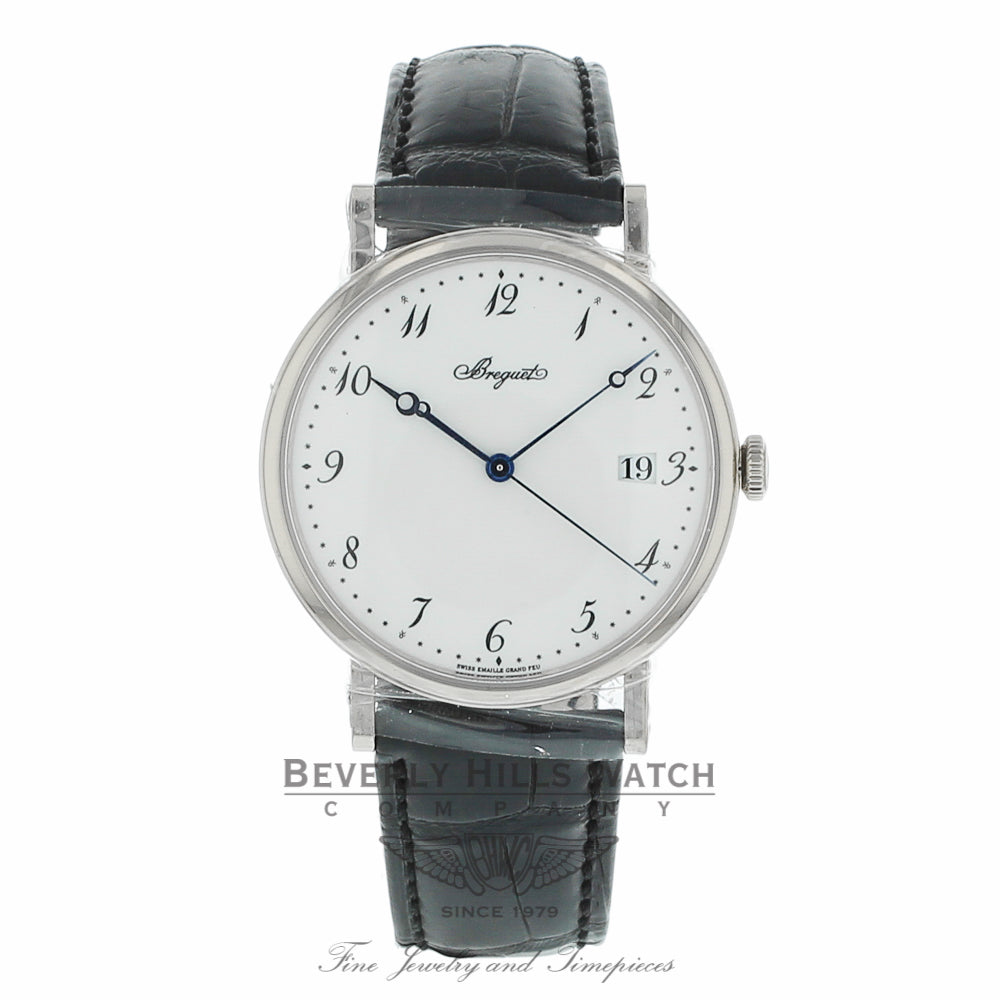 Breguet Classique White Dial 18 Carat White Gold Automatic 5177BB/29/9V6 DP2P14 - Beverly Hills Watch