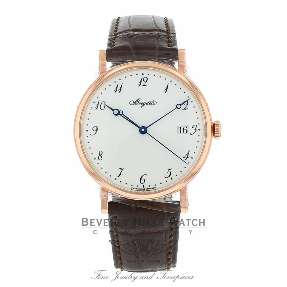 Breguet Classique Automatic White Dial 38mm 18kt Rose Gold 5177BR/29/9V6 T59KUN - Beverly Hills Watch