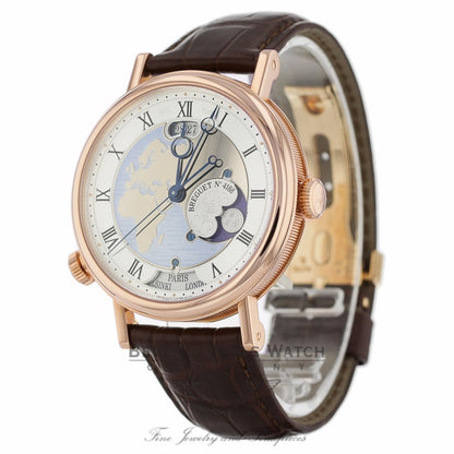 Breguet Classique Hora Mundi 43MM Rose Gold Europe 5717br/eu/9zu - Beverly Hills Watch Company