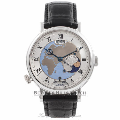 Breguet Classique Hora Mundi 44MM Platinum 55 Hour Power Reserve 5717/PT/EU/9Z AJSWVF - Beverly Hills Watch Company Watch Store