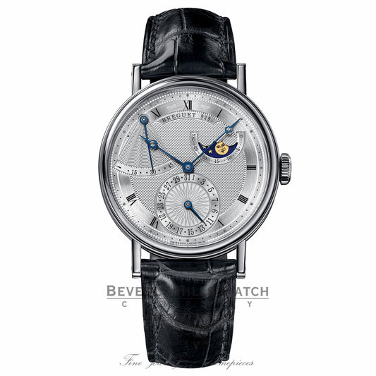 Breguet Classique Power Reserve Silver Dial Automatic White Gold 7137BB/11/9V6 F8M7CR - Beverly Hills Watch